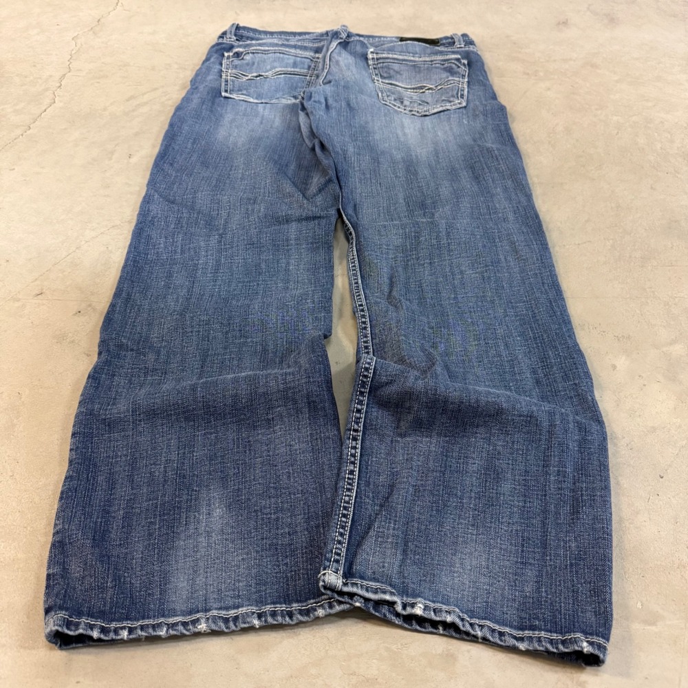 2000s y2k bke relaxed fit straight leg jeans